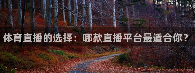 体育直播的选择：哪款直播平台最适合你？